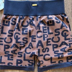 L*Space Brown and Black Monument Shorts